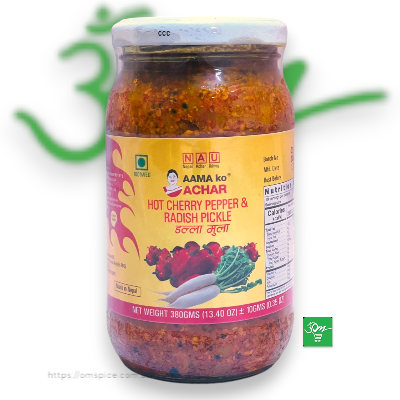 Aamako Hot Cherry Pepper and Radish Pickle