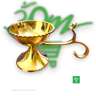 Brass Dhupauro With Attractive Handle