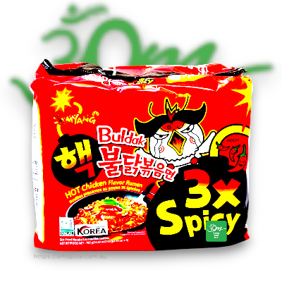 Samyang Buldak Ramen Noodles 3x Spicy 140gm x 5pkt